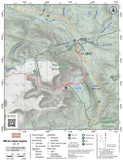 SNQ | Carte Gaspésie 89