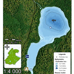 Bathymétrie lac Dufresne - zec Rivière-Blanche