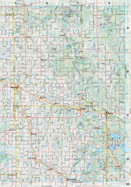 Minnesota Atlas & Gazetteer Page 53
