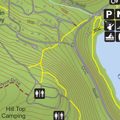 Gilbert Lake State Park Trail Map