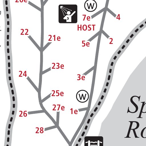 Split Rock Creek State Park Map by Minnesota Department of Natural