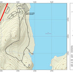 Réserve faunique des Laurentides : Carte du sentier de randonnée de la Loutre