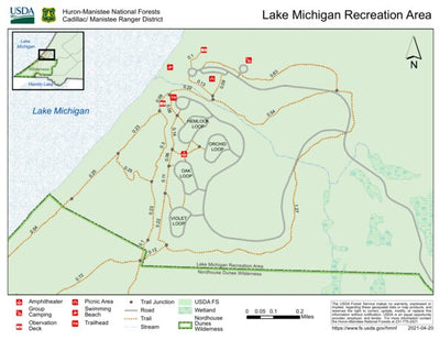 Huron-Manistee National Forest - Lake Michigan Recreation Area