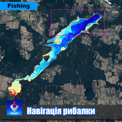 1.Jezioro Sulejowskie. Mapa głębokości