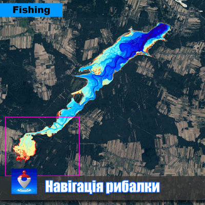 3.Jezioro Sulejowskie. Mapa głębokości