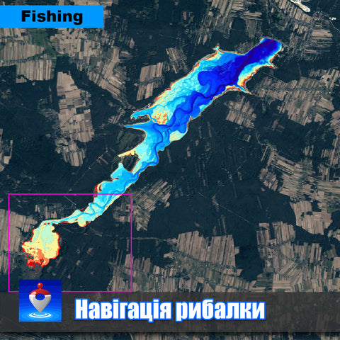 3.Jezioro Sulejowskie. Mapa głębokości