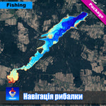 Jezioro Sulejowskie. Mapa głębokości (Package)
