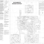 Motor Vehicle Use map, Sacramento & Smokey Bear Ranger Districts, Lincoln National Fores(Sacramento)