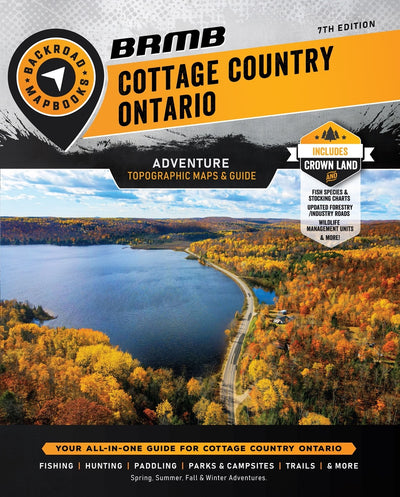 Backroad Mapbook Cottage Country Ontario 7th ed (CCON Map Bundle)