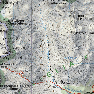 Alpe Devero hiking map 1:25000 n.110
