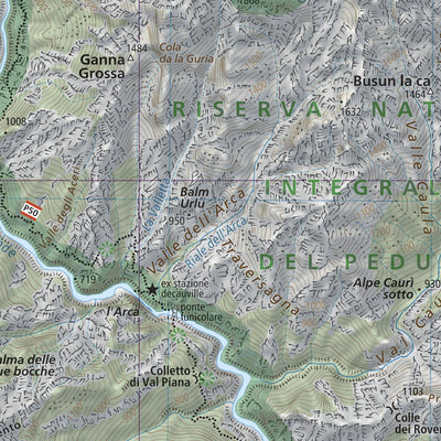 Val Grande hiking map 1:25000 n.114