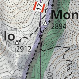 The Dolomites Alta Via 1 (map #04)