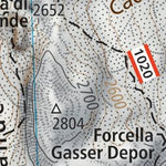 The Dolomites Alta Via 1 (map #05)
