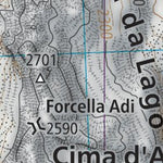 The Dolomites Alta Via 1 (map #07)