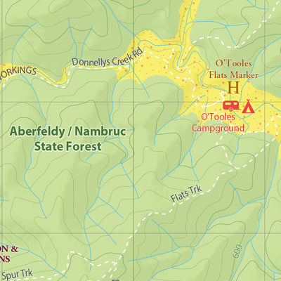 Aberfeldy - Gold Prospecting Map
