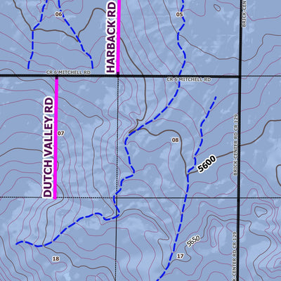 Denver East 100K Quadrangle Map for Exploration, updated September 2023 Preview 2