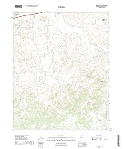 Twin Buttes, NM (2023, 24000-Scale)