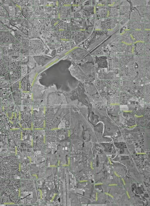 1993-1994 Aerial photos in the Cherry Creek Reservoir area