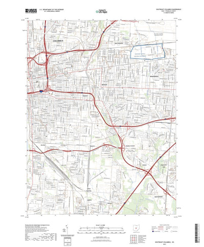 Southeast Columbus, OH (2023, 24000-Scale)