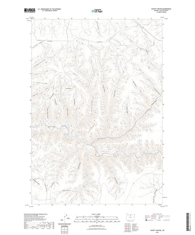 Schott Canyon, OR (2023, 24000-Scale)