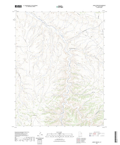 Agency Draw NE, UT (2023, 24000-Scale) Preview 1