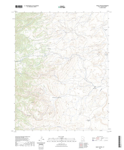 Raggy Canyon, UT (2023, 24000-Scale) Preview 1