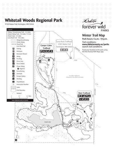Whitetail Woods Regional Park - Winter Preview 1
