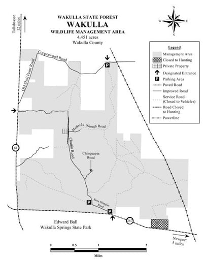 Wakulla WMA Brochure Map Preview 1