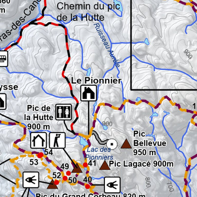 Parc national des Monts-Valin - Carte des activités hivernales 2024 Preview 3