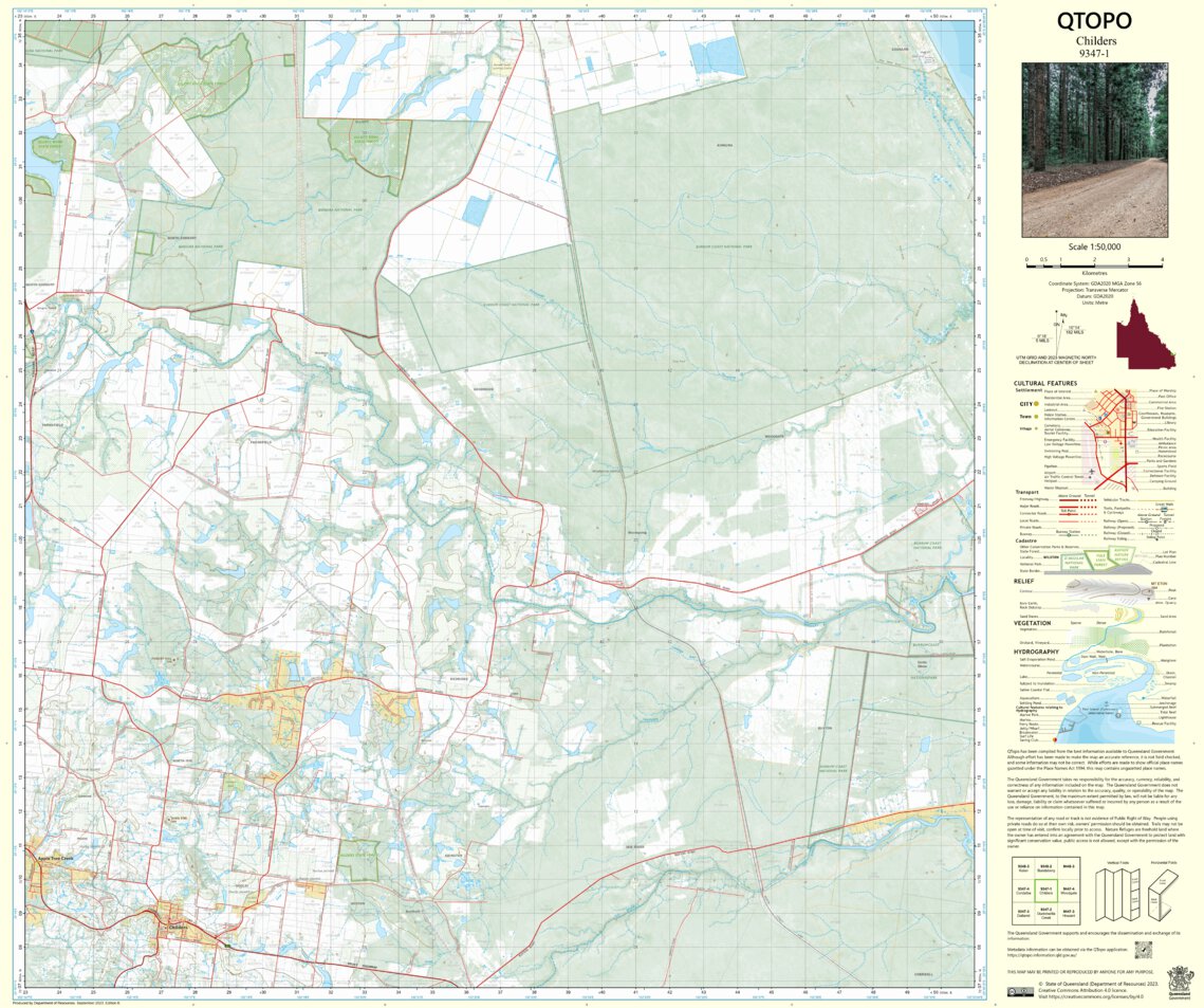 Childers (93471) Map by Department of Resources Avenza Maps