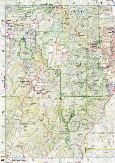 Colorado Atlas & Gazetteer Page 62 Preview 1