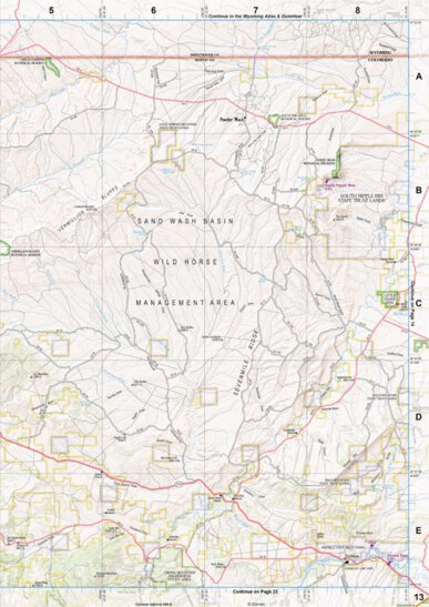 Colorado Atlas & Gazetteer Page 13 Preview 1