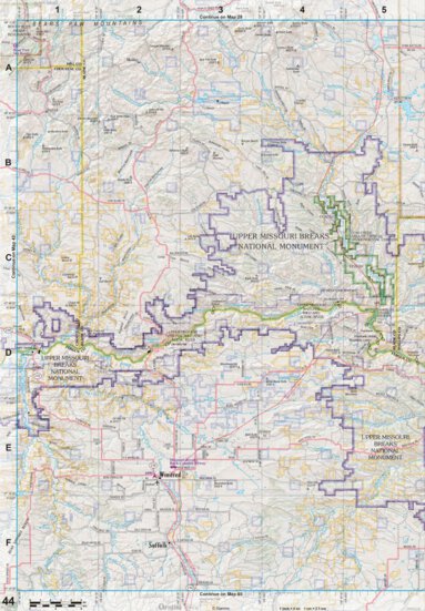 Montana Atlas & Gazetteer Page 44 Preview 1