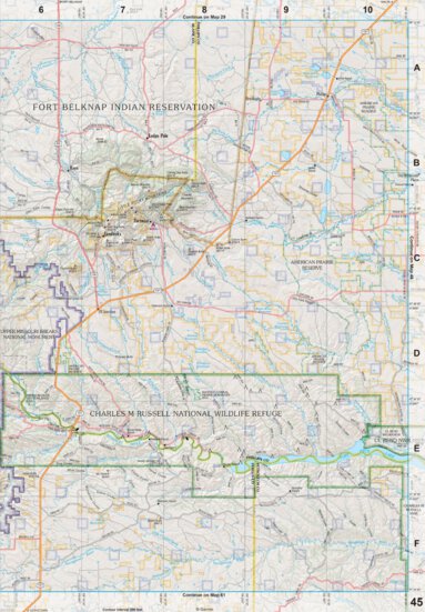 Montana Atlas & Gazetteer Page 45 Preview 1