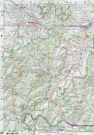 Montana Atlas & Gazetteer Page 84 Preview 1