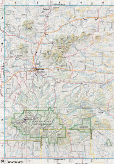 Montana Atlas & Gazetteer Page 60 Preview 1
