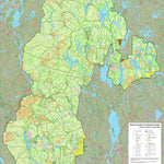 Réserve faunique de Papineau-Labelle : Carte générale de chasse à l'orignal 2024 Preview 1