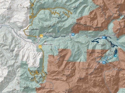 Northwest Cascades Winter Recreation 18x24
