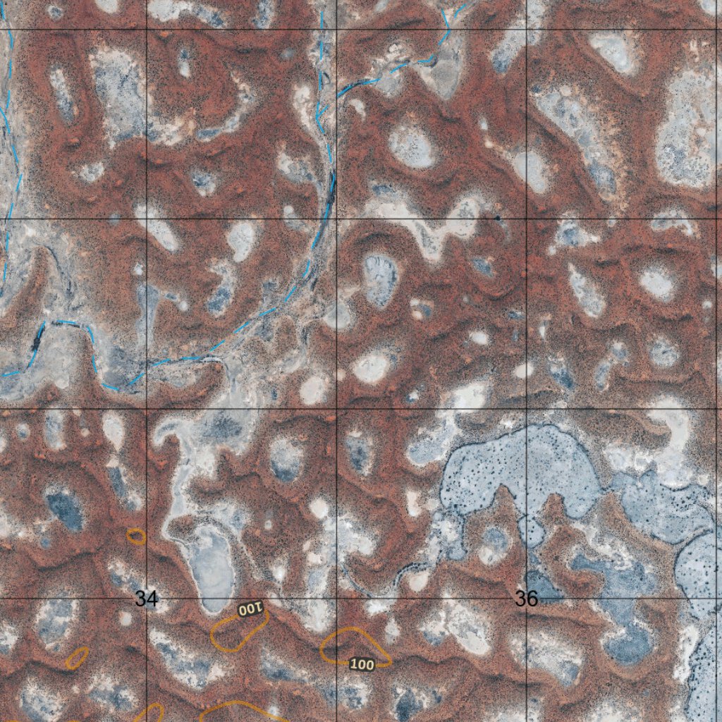 Lake Yamma Yamma (7145-1i) Map by Department of Resources | Avenza Maps