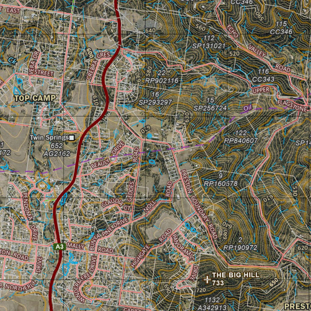 Toowoomba (9242-1i) Map by Department of Resources | Avenza Maps