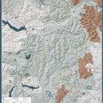 Southwest Cascades - Gifford Pinchot National Forest Winter Recreation 18x24
