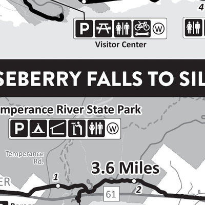 Gitchi-Gami State Trail Map 1 - Silver Creek Cliff, MNDNR Preview 3