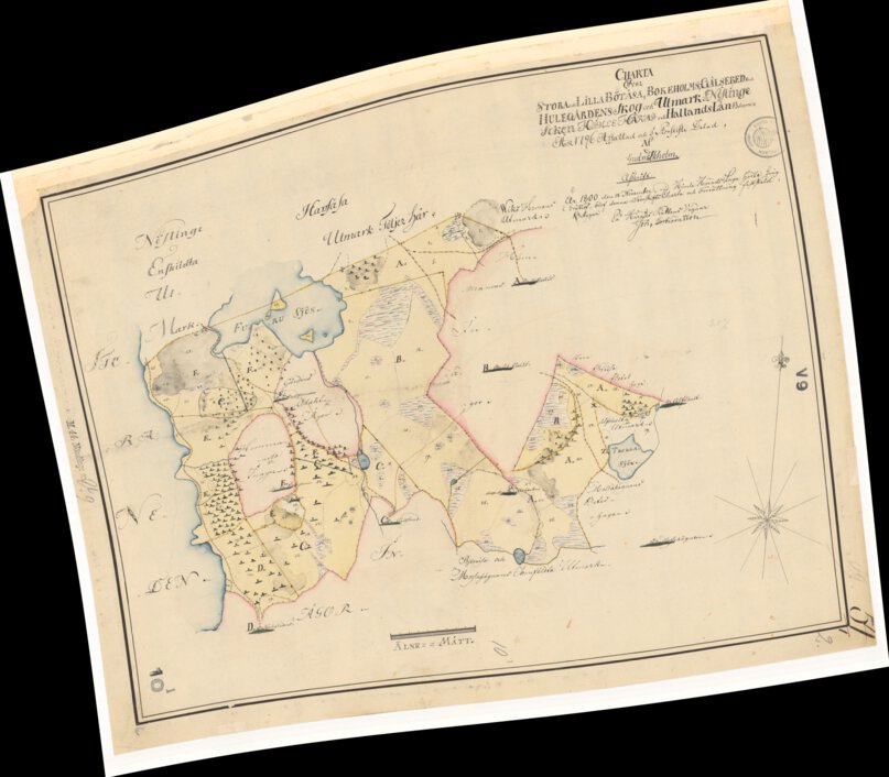 M44-10.1 Böttås Map by Historical GIS maps | Avenza Maps