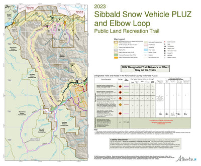Sibbald Snow Vehicle PLUZ and Elbow Loop Recreation Trail 2023 Preview 1