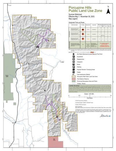 Porcupine Hills Public Land Use Zone - Summer 2023 Preview 1