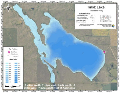 Hinsz Lake - Sheridan County Preview 1