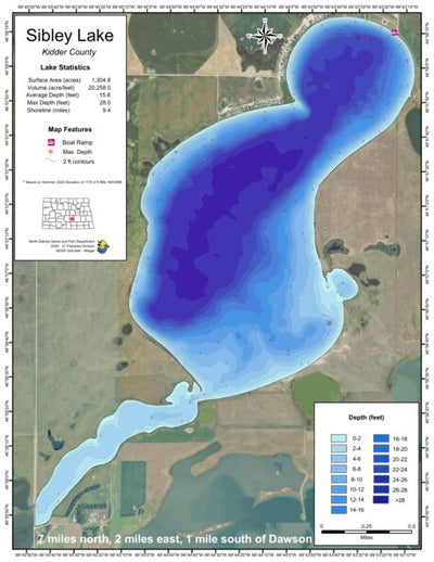 Sibley Lake - Kidder County Preview 1