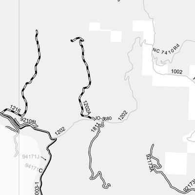 Motor Vehicle Use Map, MVUM, Big Piney District, Ozark-St. Francis National Forests Preview 2