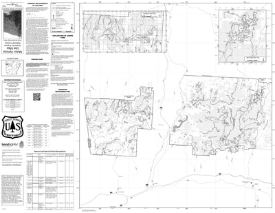 Motor Vehicle Use Map, MVUM, Boston Mountain District, Ozark-St. Francis National Forests Preview 1