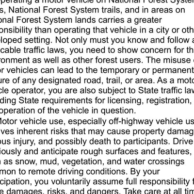 Motor Vehicle Use Map, MVUM, St. Francis National Forest Preview 3